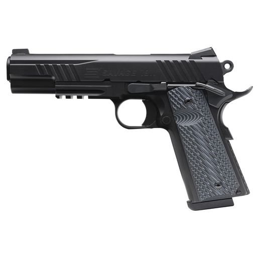 [67211] Savage 1911 9MM 5" Black with Rail, Night Sights, 10 Round