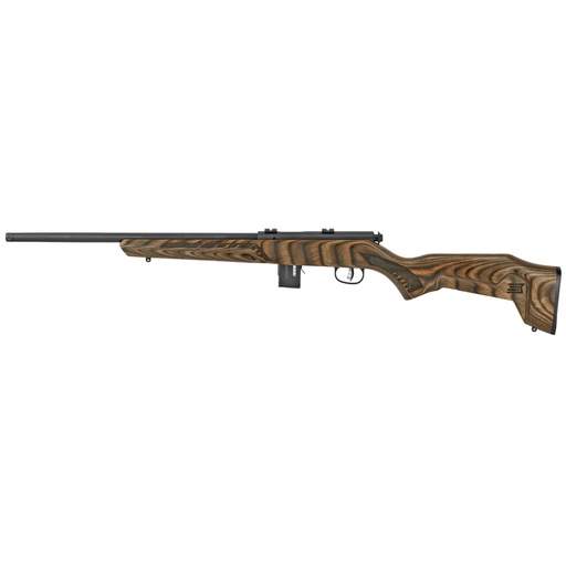 [96637] Savage 93R17 Minimal Bolt Action 17 HMR 18" Brown Laminate Right Hand 10 Round