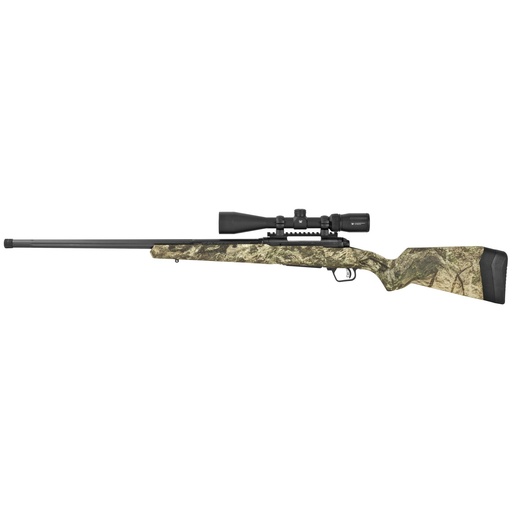 [57359] Savage 110 Apex Predator XP .243 Win 24" Threaded Barrel AccuTrigger Black Matte Mossy Oak Terra Stock 4 Round