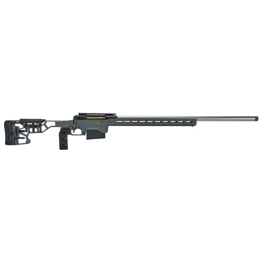 [57562] Savage 110 Elite Precision .338 Lapua 30" Matte Stainless Barrel Gray MDT ACC Chassis AccuTrigger AICS 5 Round Right Hand