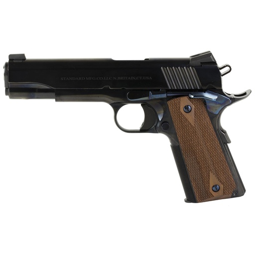 [1911B] Standard Manufacturing 1911 .45 ACP 5" Royal Blue Rosewood Grips 7 Round