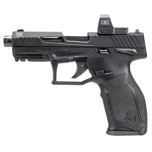 [1-2TX22P141-10RD] Taurus TX22 22LR 4.6" Threaded Barrel OR Black 10 Round