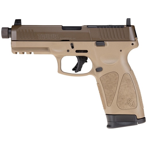[1-G3P941-TAC] Taurus G3 Tactical 9MM 4.5" Threaded Barrel OR Tan