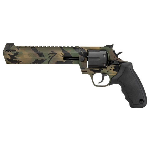 [2-440081RH-KMO] Taurus Raging Hunter .44 Magnum 8.37" Ported Barrel Camo Cerakote 6 Round