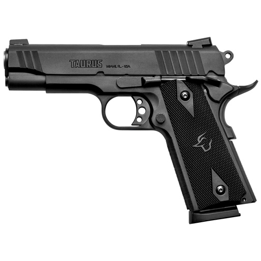 [1-191101COM] Taurus 1911 .45 ACP 4.2" Black Commander Size 8 Round