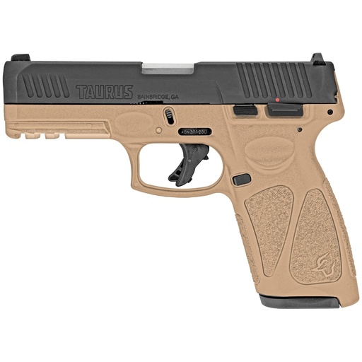 [1-G3B941T-15] Taurus G3 9MM 4" Tan/Black Manual Safety 15 Round