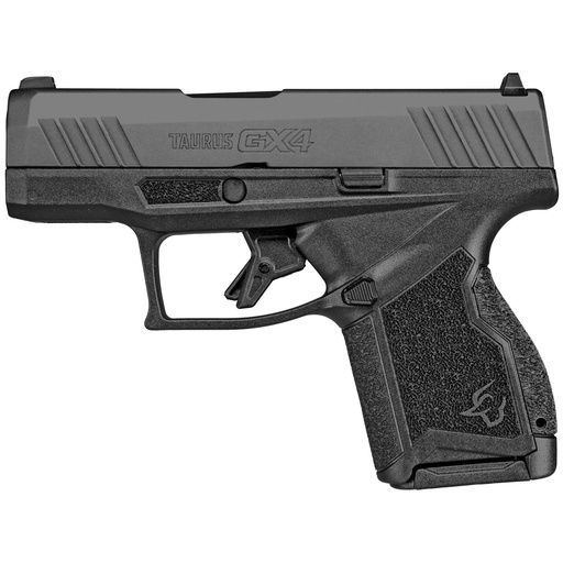 [1-GX4M931-10] Taurus GX4 9MM 3" Striker Fired Compact Pistol Black 10 Round