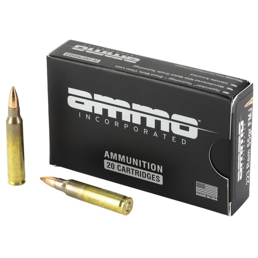 [223055FMJ-A20] Ammo Inc Signature .223 Remington 55 Grain Full Metal Jacket 20 Round Box
