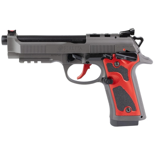 [J92XPCORD18] Beretta 92XI 9MM 4.9" Barrel Optics Ready Tinitec Finish Scorched Earth Red Aluminum Grips 18 Round
