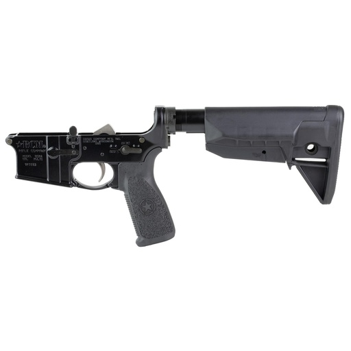 [BCMLRG-RMS-STK-MOD-0-SPMD-BLK-COSMO] Bravo Company Complete Lower Receiver Multi Caliber Anodized Black BCM MK2 Recoil Mitigation System BCM SOPMOD 0 Widebody Stock