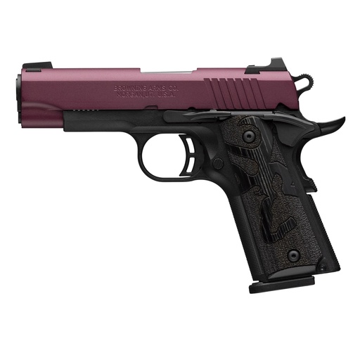 [051995492] Browning Black Label .380 ACP 3.6" Cerakote Black Cherry Metal Frame 10 Round