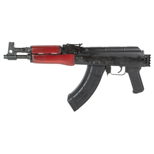 [HG1916PR-N] Century Arms Draco 7.62X39 12.25" Threaded Barrel Russian Red Wood Handguards Black 30 Round