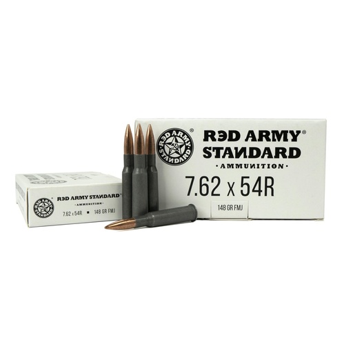 [AM3421] Century Arms Steel Case 7.62X54R 148 Grain Full Metal Jacket 20 Round Box