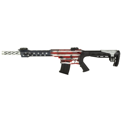 [CBOSS2512-USA] Citadel BOSS-25 12GA 18.75" Cerakote USA Flag Synthetic 5 Round