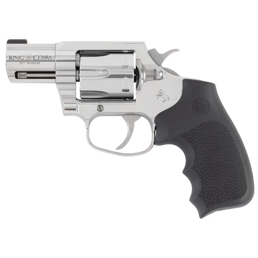 [KCOBRA-SB2RBB-S] Colt King Cobra 357 Magnum 2" Barrel Double/Single Action Brushed Stainless Steel