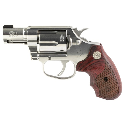 [COBRA-SB2BB-TLS] Colt Cobra .38 Special 2" Stainless Steel Walnut Grips 6 Round