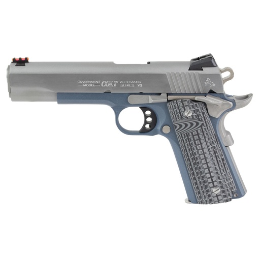 [O1072CCS-BT] Colt's Manufacturing Competition Pistol 9MM 5" Stainless Steel Slide Blue Frame G10 Grips 9 Round