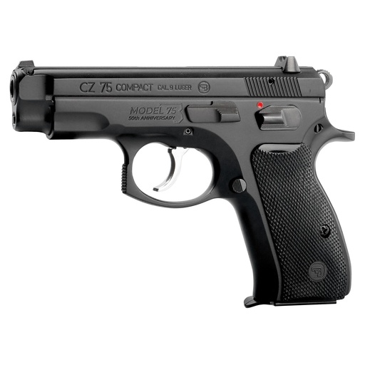 [01208] CZ 75 Compact 9MM 3.75" Compact Black 10 Round