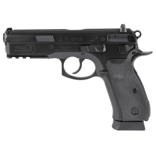 [91215] CZ 75 SP-01 Tactical 9MM 4.6" Black 19 Round