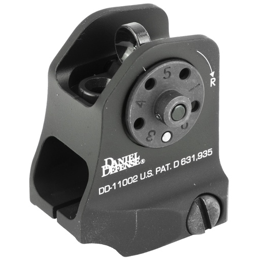 [19-064-11002] Daniel Defense A1.5 Fixed Rear Sight Fits Picatinny Black Finish