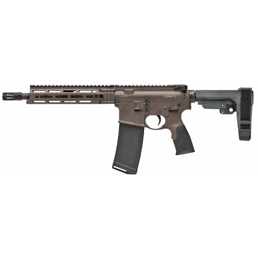 [02-128-18052] Daniel Defense DDM4 V7P 5.56 10.3" Cold Hammer Forged Barrel Brown Anodized OR SBA3 Brace 32 Round