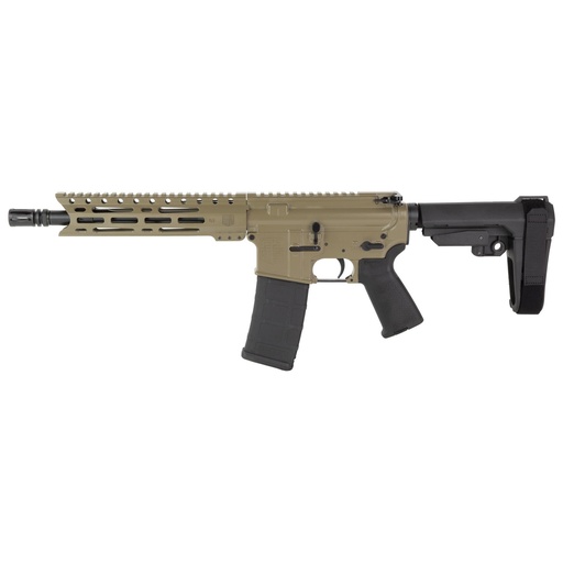 [DB1916K061] Diamondback Firearms DB15 Carbon 5.56 10" Threaded Barrel MLOK Flat Dark Earth SBA3 Brace 30 Round
