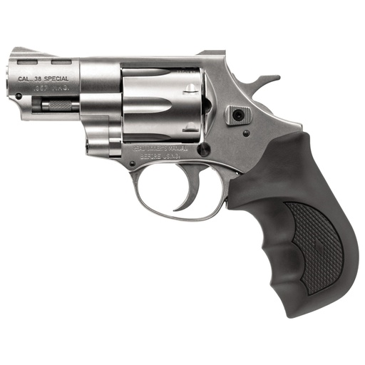 [770127] European American Armory Windicator .357 Magnum 2" Nickel Finish Rubber Grips 6 Round