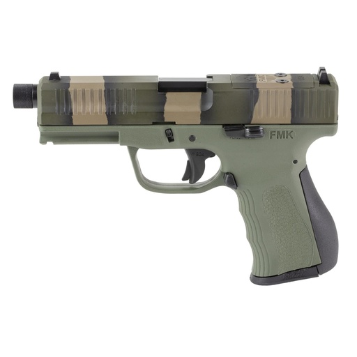 [G49PREOD] FMK Firearms Gen 3 9MM 4.5" Threaded Barrel Optics Ready Black/Olive Drab Green