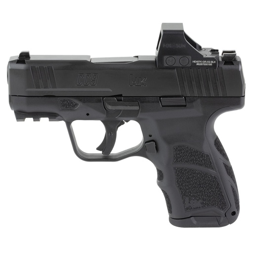 [81001132] Heckler & Koch CC9 9MM 3.32" Optics Ready Black Finish Holosun 407K 10 Round