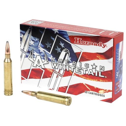 [80591] Hornady American Whitetail 7MM Remington Magnum 139 Grain Soft Point 20 Round Box