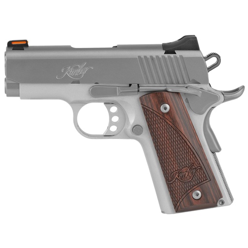[3200330] Kimber America Stainless Ultra Carry II .45 ACP 3" Barrel Stainless Steel Finish Rosewood Grips 7 Round California Compliant
