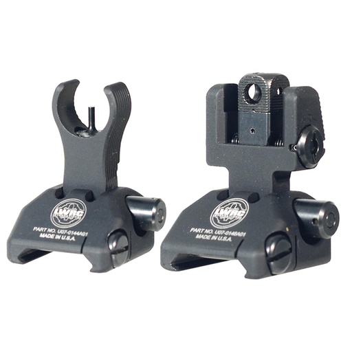 [200-0065A01] LWRC Skirmish Front and Rear Sights Picatinny Black