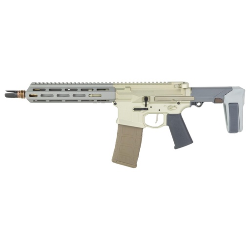 [HB-556-10IN-PISTOL] Q Honey Badger .223 Remington/5.56 10" Threaded Barrel Pistol Brace FDE 30 Round
