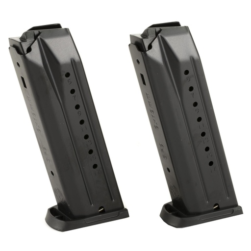 [90449] Ruger Magazine SR9/9C/9E 9MM 17 Round Steel Blued Finish 2 Pack