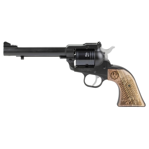 [2063] Ruger Super Wrangler .22 LR 5.5" Collector's Series Black Cerakote Engraved Walnut Grips 6 Round