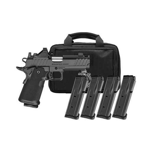 [PH9119AOS-COMP-PAC] Springfield Prodigy 9MM 5" Optics Ready Black Compensator 20 Round