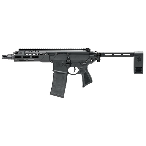 [PMCX-556N-7B-LT-PCB] Sig Sauer MCX Rattler 5.56 7.75" Threaded Barrel Black Pistol Brace 30 Rounds