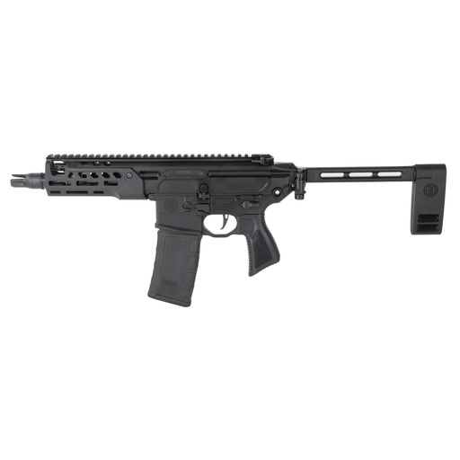 [PMCX-300B-6B-LT-PCB] Sig Sauer MCX Rattler LT 300 Blackout 6.75" Threaded Barrel Black Pistol Brace 30 Round