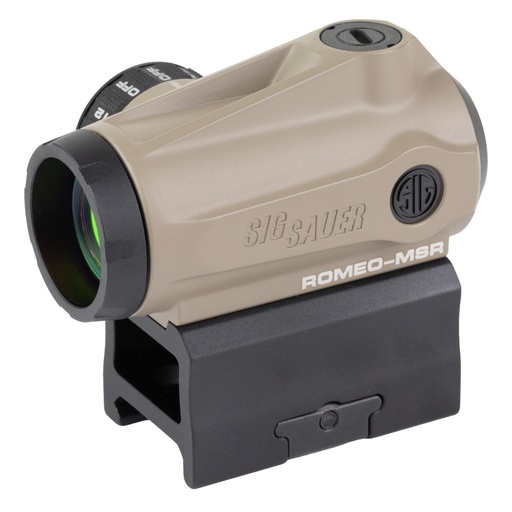 [SORMSR111] Sig Sauer ROMEO MSR GEN II Red Dot 2 MOA Objective Matte Finish FDE