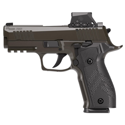 [226XCA-9-LEGION-RXSL] Sig Sauer P226 9MM 3.8" Legion Gray Cerakote OR X-Ray 3 Night Sights G10 Grips 18 Round