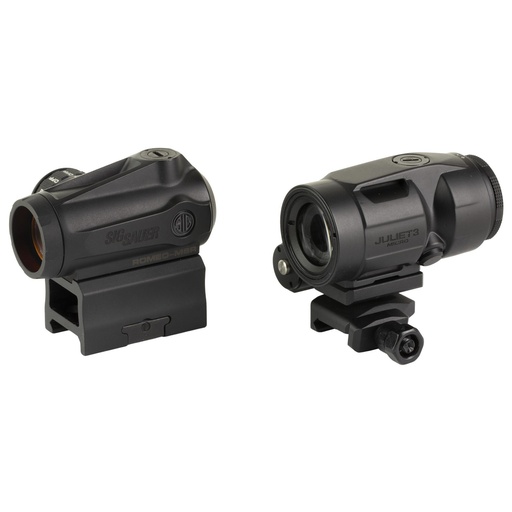 [SORJMSR101] Sig Sauer ROMEO MSR Gen II/Juliet 3 Red Dot Sight with 3X22 Magnifier, 2 MOA, Black