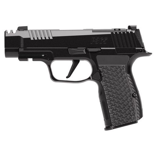 [365AXG-380-COMP-LUXE] Sig Sauer P365 .380 ACP 3.1" Slide Integrated Compensator Black Cerakote 12 Round