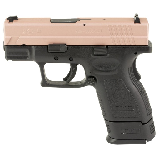[XDD9801HC2FDESCT] Springfield XD Sub-Compact 9MM 3" Cerakote Rose Gold Slide Black Frame 2 Mags