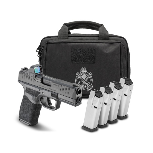 [HCP9379BOSPCA-PAC] Springfield Hellcat Pro 9MM 3.7" Black Polymer Frame Optics Ready California Compliant 10 Round