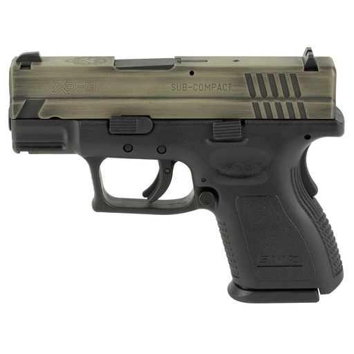 [XDD9801HC2FDESCT] Springfield XD Sub-Compact 9MM 3" FDE/Black Cerakote OR 16 Round