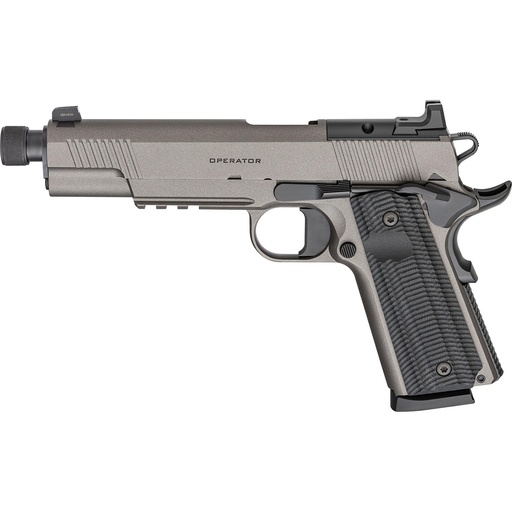 [POT9230TAOS] Springfield Operator .45 ACP 5.75" Threaded Cerakote Tungsten Gray OR 8 Round