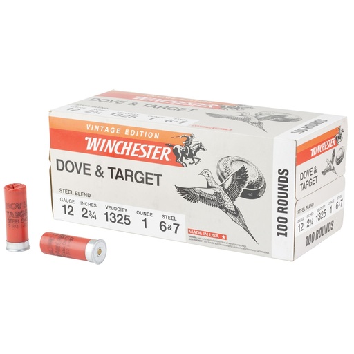 [XU12S67VP] Winchester Ammunition SUPER-X STEEL 12GA 2.75" #6 Shot 100 Round Box